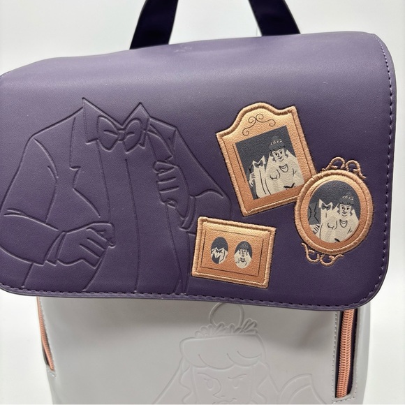 Disney Purple and Gray Backpack The Haunted Mansion Ghost Bride main image 9